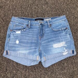 Women’s Aeropostale Midi Jean Distressed Shorts